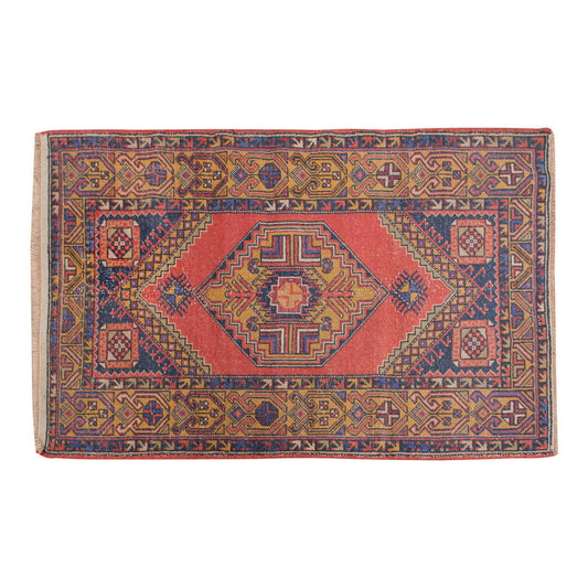 Vintage Rug 3'7" x 5'9" feet 109 x 175 cm