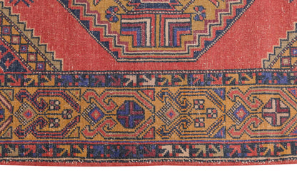 Vintage Rug 3'7" x 5'9" feet 109 x 175 cm