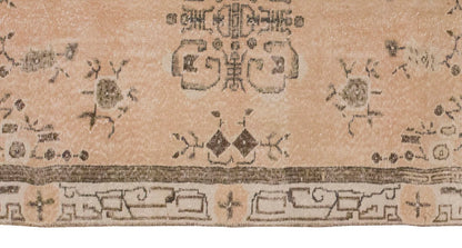 Vintage Rug 3'7" x 7'10" feet 110 x 240 cm