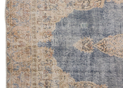 Vintage Rug 3'7" x 7'3" feet 110 x 220 cm