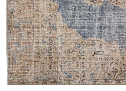 Vintage Rug 3'7" x 7'3" feet 110 x 220 cm
