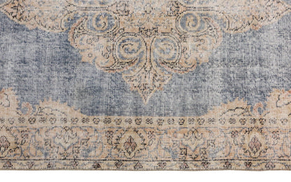 Vintage Rug 3'7" x 7'3" feet 110 x 220 cm