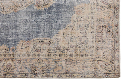 Vintage Rug 3'7" x 7'3" feet 110 x 220 cm