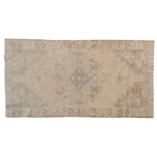 Vintage Rug 3'7" x 7'7" feet 110 x 230 cm