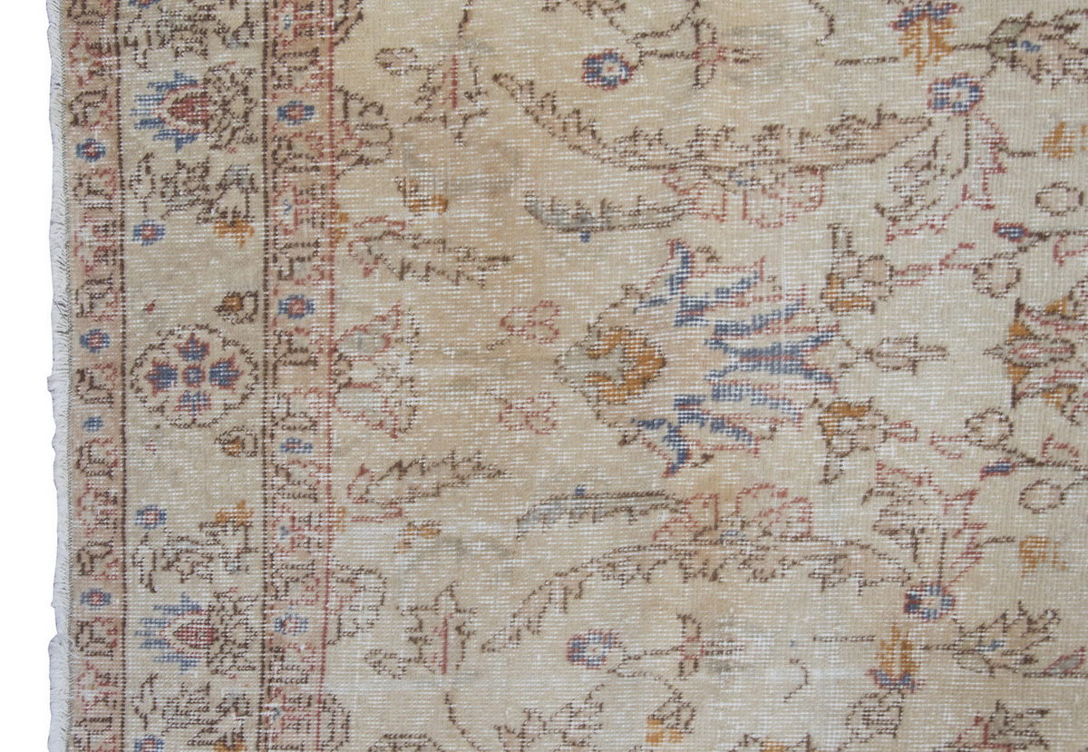 Vintage Rug 3'7" x 8'6" feet 110 x 260 cm