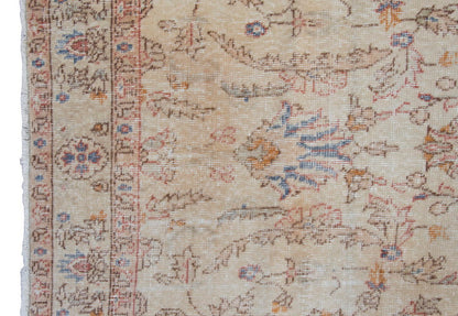 Vintage Rug 3'7" x 8'6" feet 110 x 260 cm