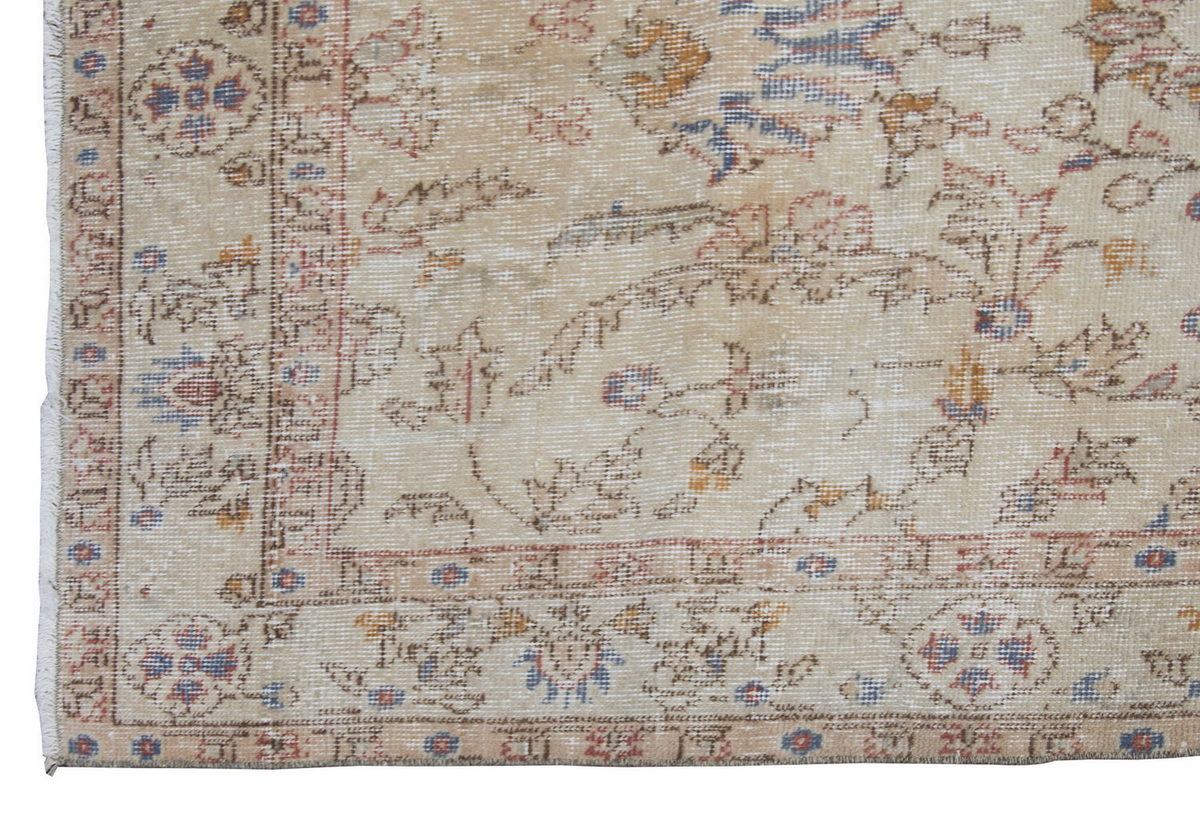 Vintage Rug 3'7" x 8'6" feet 110 x 260 cm