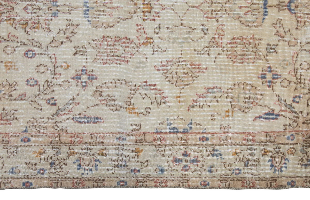Vintage Rug 3'7" x 8'6" feet 110 x 260 cm