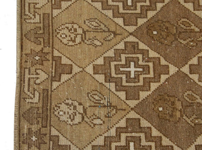 Vintage Rug 3'8" x 6'7" feet  112 x 200 cm