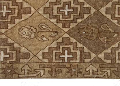 Vintage Rug 3'8" x 6'7" feet  112 x 200 cm
