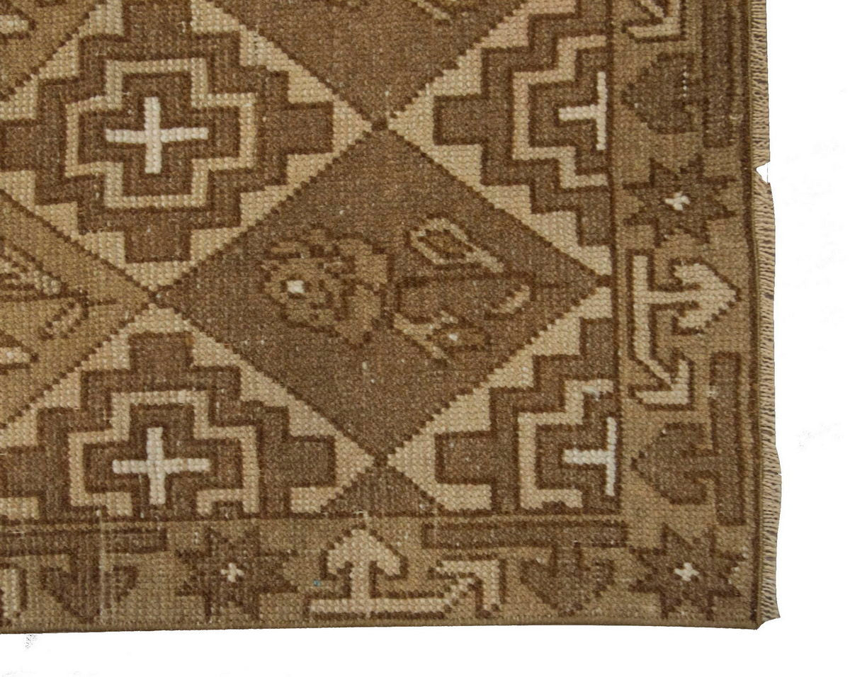 Vintage Rug 3'8" x 6'7" feet  112 x 200 cm