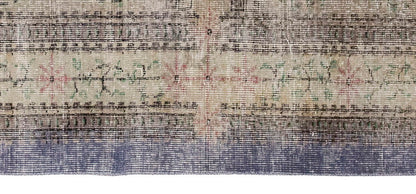 Vintage Rug 3'8" x 6'7" feet 112 x 200 cm