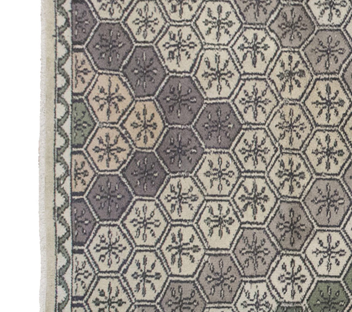 Vintage Rug 3'8" x 9'9" feet 111 x 297 cm