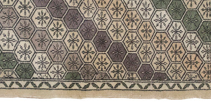 Vintage Rug 3'8" x 9'9" feet 111 x 297 cm