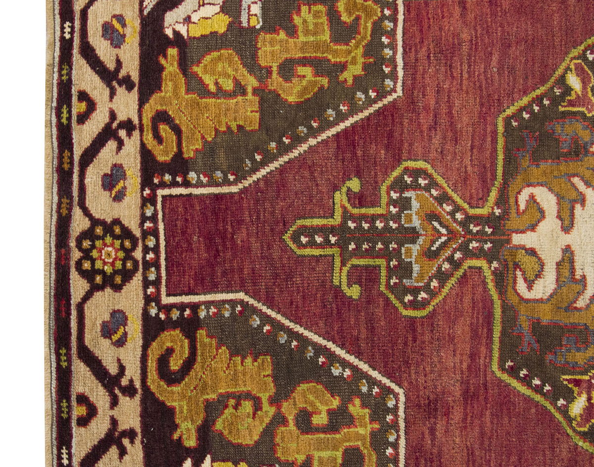 Vintage Rug 3'9" x 6'3" feet  115 x 190 cm