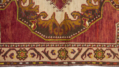 Vintage Rug 3'9" x 6'3" feet  115 x 190 cm