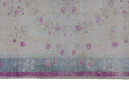 Vintage Rug 3'9" x 6'4" feet  115 x 192 cm