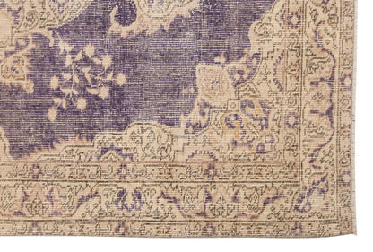 Vintage Rug 3'9" x 6'6" feet 115 x 198 cm
