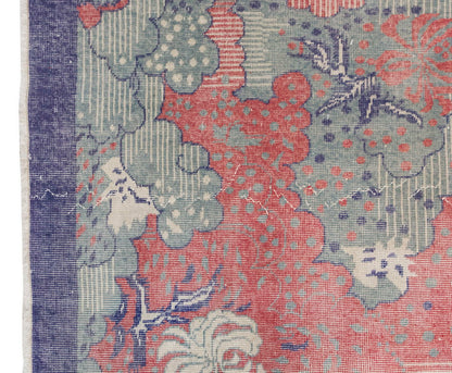 Vintage Rug 3'9" x 6'7" feet 115 x 200 cm