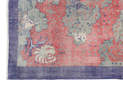 Vintage Rug 3'9" x 6'7" feet 115 x 200 cm