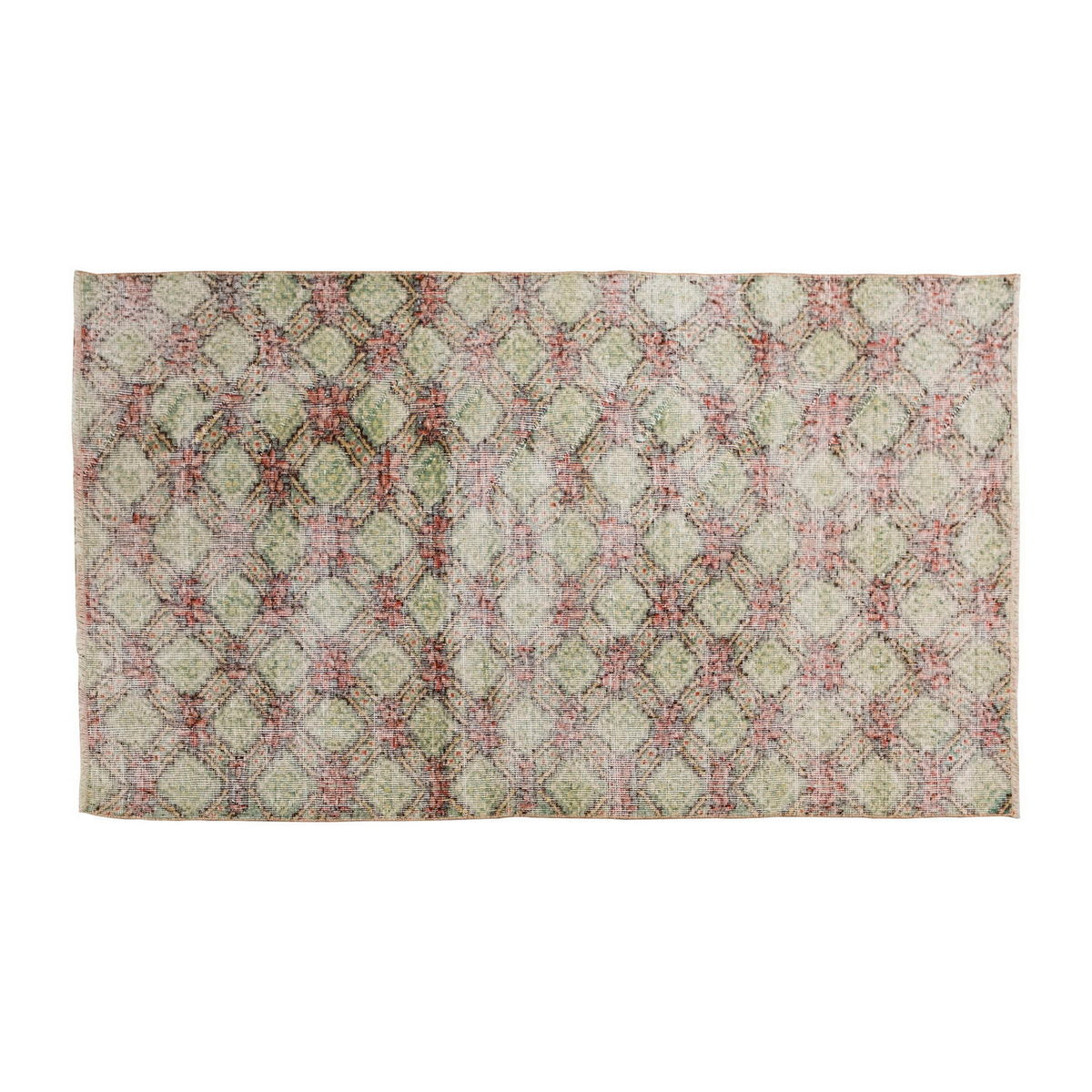 Vintage Rug 3'9" x 6'8" feet 114 x 203 cm