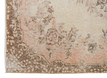 Vintage Rug 3'9" x 6'8" feet 114 x 203 cm