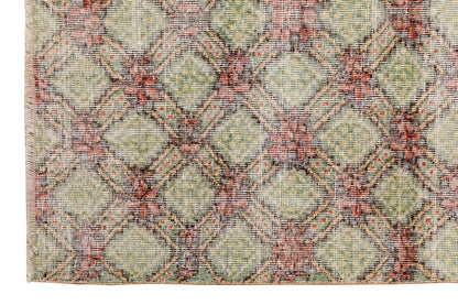 Vintage Rug 3'9" x 6'8" feet 114 x 203 cm