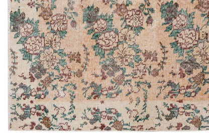 Vintage Rug 3'9" x 6'8" feet 115 x 204 cm