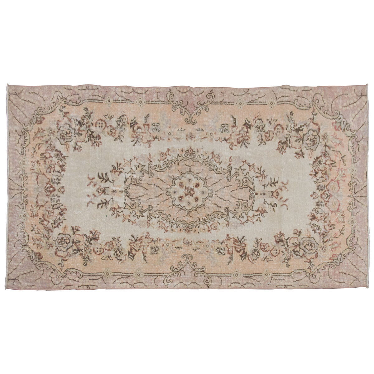 Vintage Rug 3'9" x 7" feet  115 x 211 cm