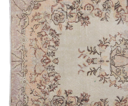 Vintage Rug 3'9" x 7" feet  115 x 211 cm