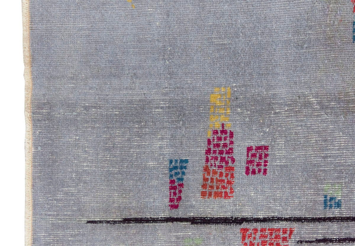 Vintage Rug 4" x 6'7" feet  124 x 200 cm