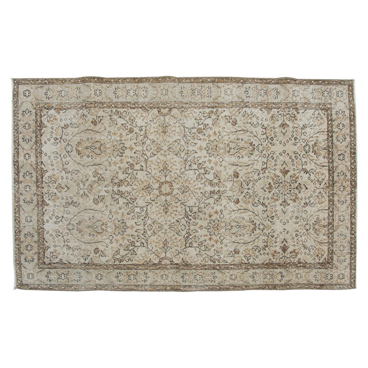 Vintage Rug 4" x 6'8" feet  118 x 202 cm