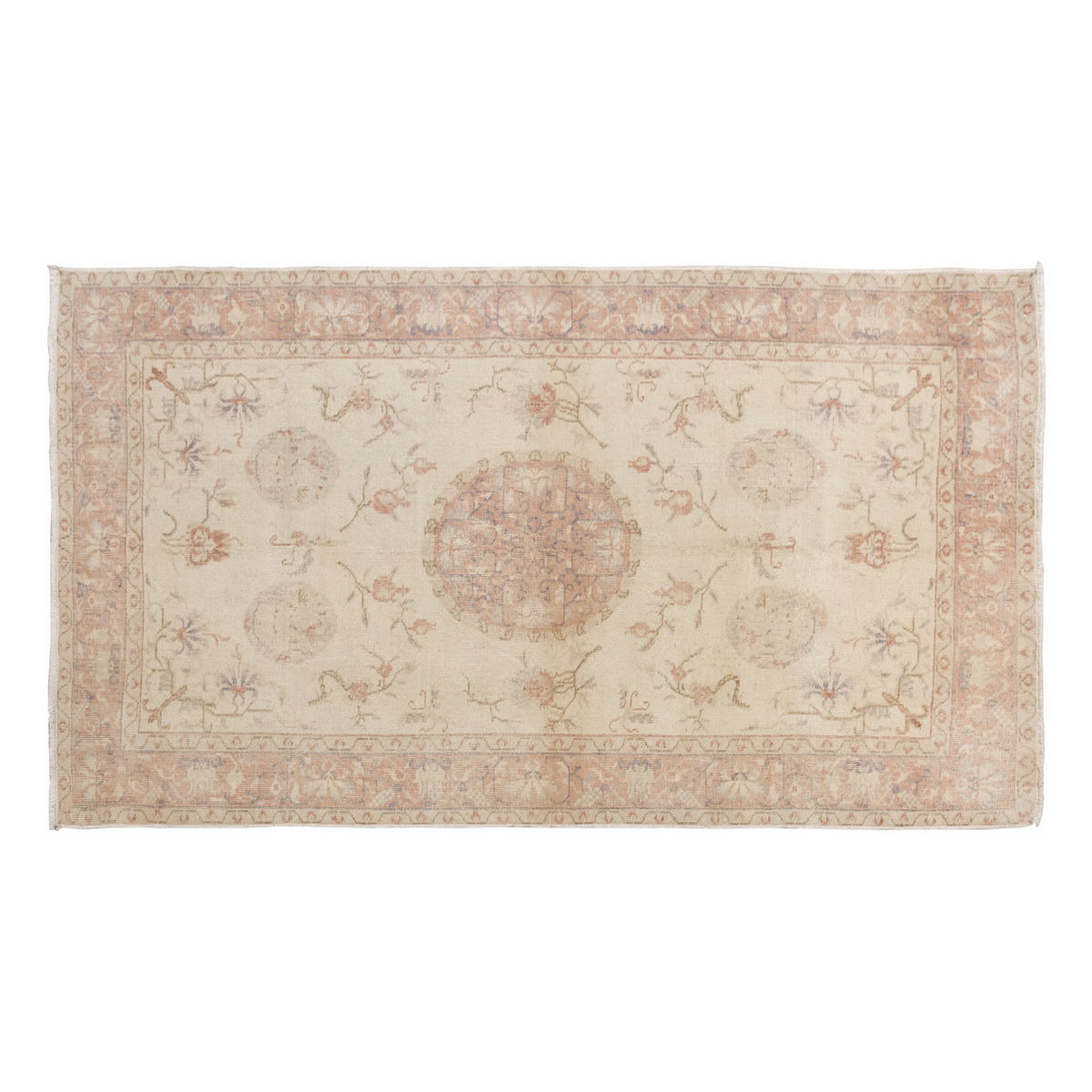 Vintage Rug 4' x 6'8" feet 121 x 202 cm