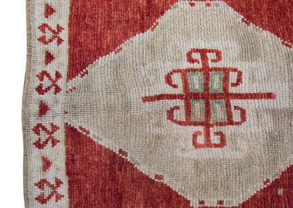 Vintage Rug 4'4" x 10'4" feet  132 x 315 cm