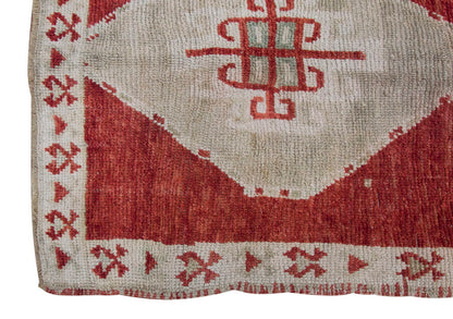 Vintage Rug 4'4" x 10'4" feet  132 x 315 cm