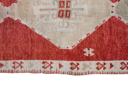 Vintage Rug 4'4" x 10'4" feet  132 x 315 cm