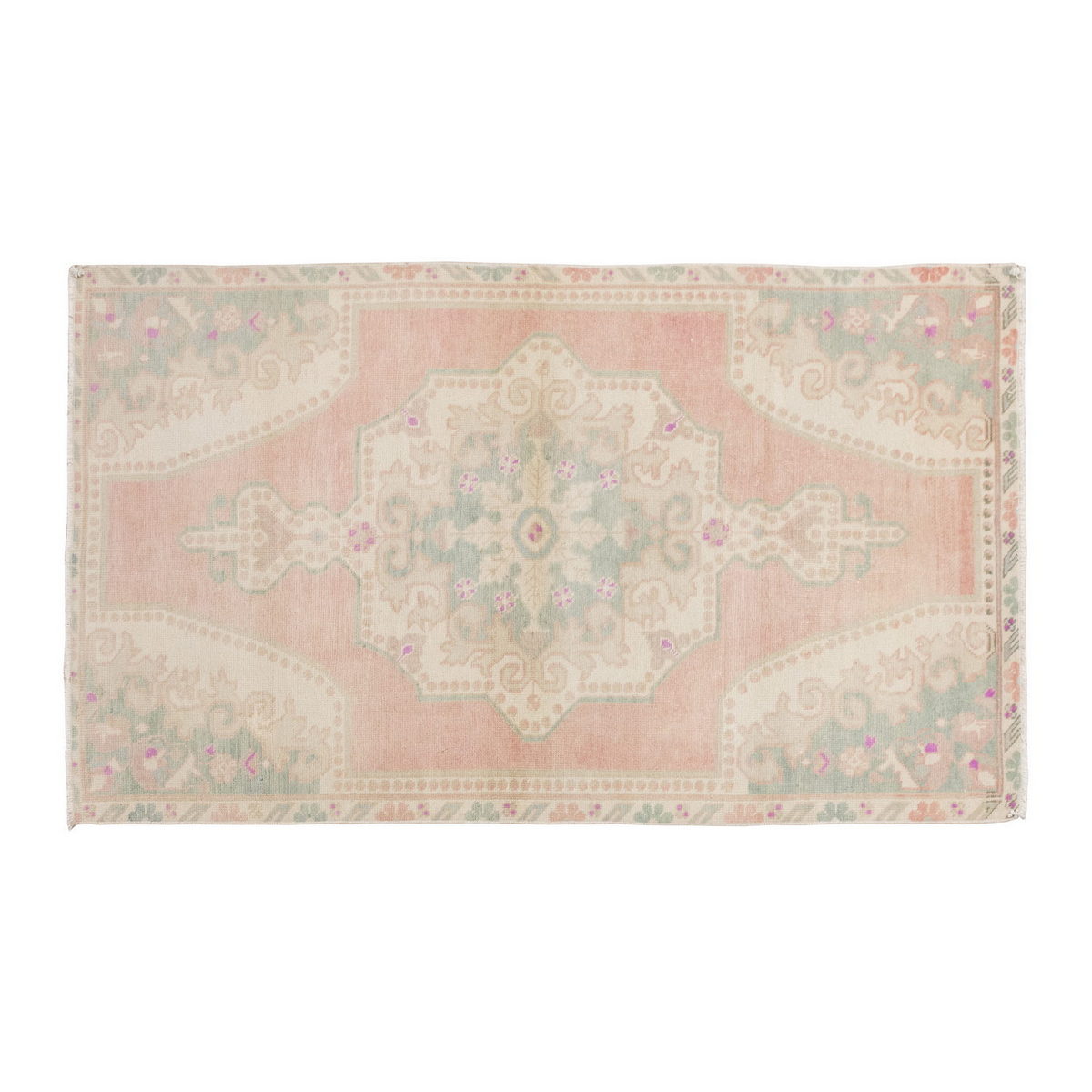Vintage Rug 4'1" x 6'11" feet 125 x 210 cm