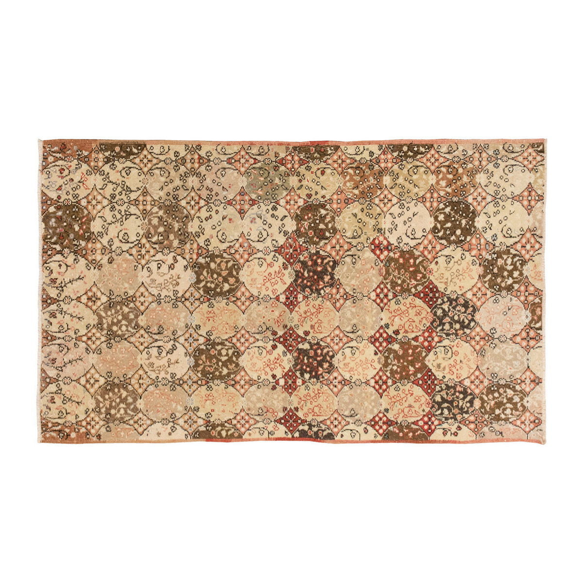 Vintage Rug 4'1" x 6'9" feet 125 x 205 cm