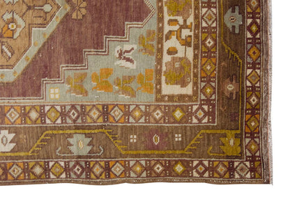 Vintage Rug 4'1" x 8" feet  125 x 242 cm