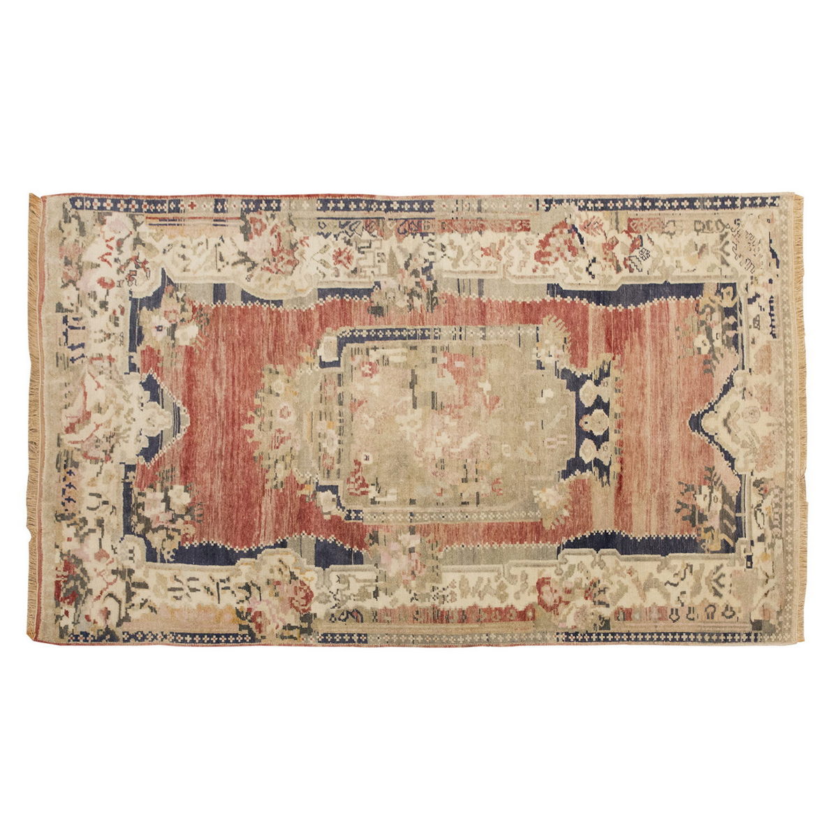 Vintage Rug 4'10" x 7'3" feet 148 x 220 cm