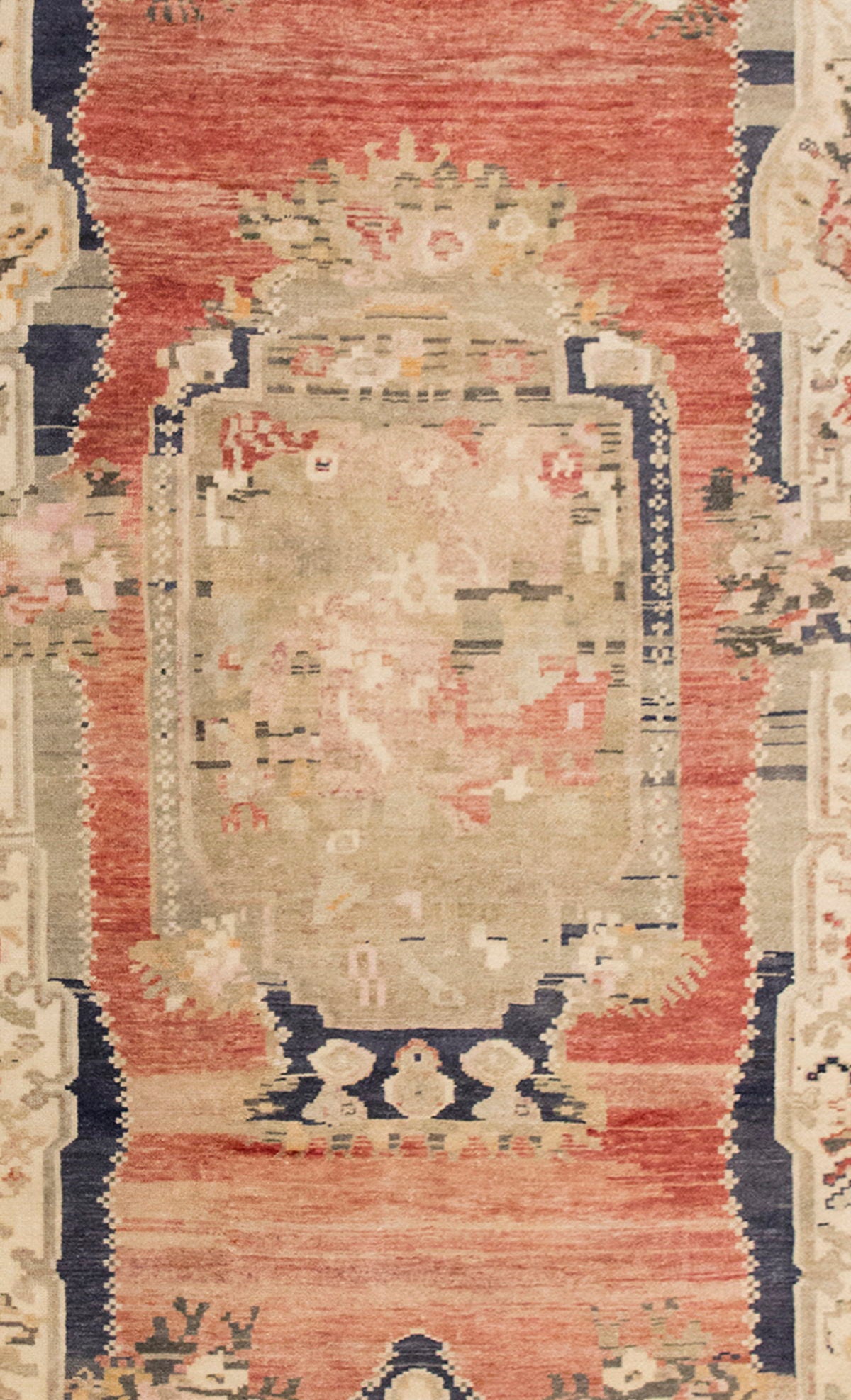 Vintage Rug 4'10" x 7'3" feet 148 x 220 cm