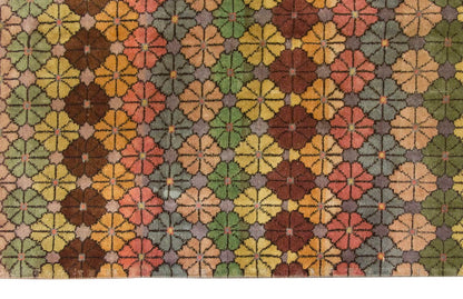 Vintage Rug 4'10" x 9'6" feet 147 x 290 cm