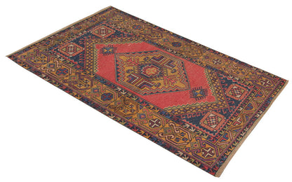 Vintage Rug 3'6" x 5'7" feet  106 x 170 cm