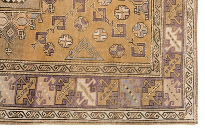 Vintage Rug 4'2" x 6'5" feet 126 x 195 cm