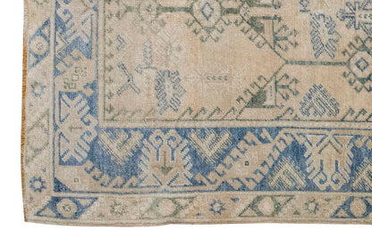 Vintage Rug 4'2" x 6'9" feet 128 x 205 cm