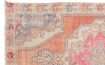 Vintage Rug 4'2" x 7'1" feet 126 x 215 cm