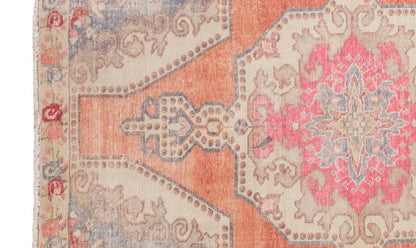 Vintage Rug 4'2" x 7'1" feet 126 x 215 cm
