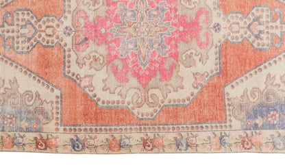 Vintage Rug 4'2" x 7'1" feet 126 x 215 cm