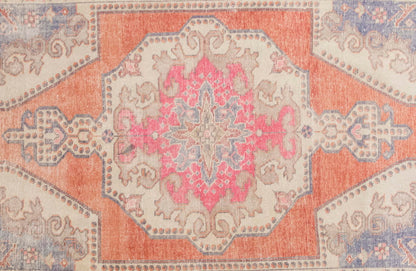 Vintage Rug 4'2" x 7'1" feet 126 x 215 cm