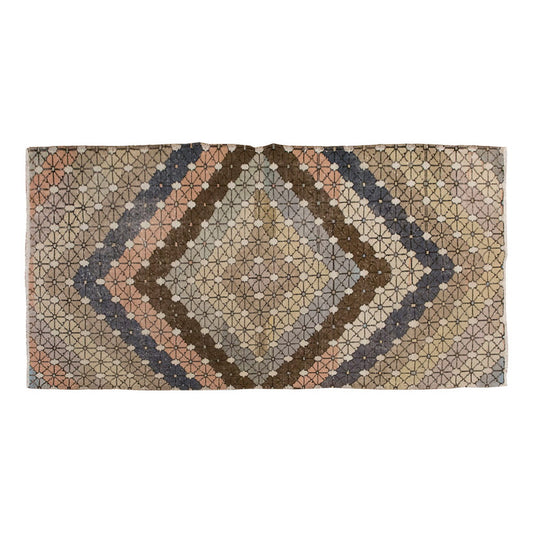 Vintage Rug 4'2" x 7'9" feet 127 x 235 cm